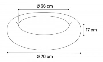 Alba rond wit roze 6